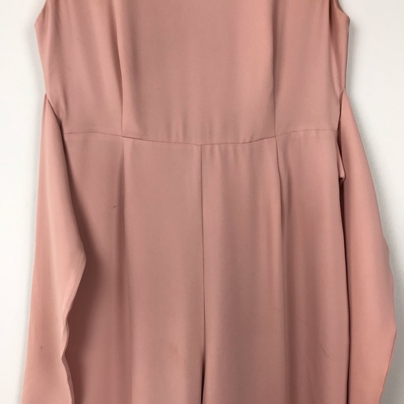 Tahari Blush Pink Self Tie Sleeveless Jumpsuit - Picture 7 of 16